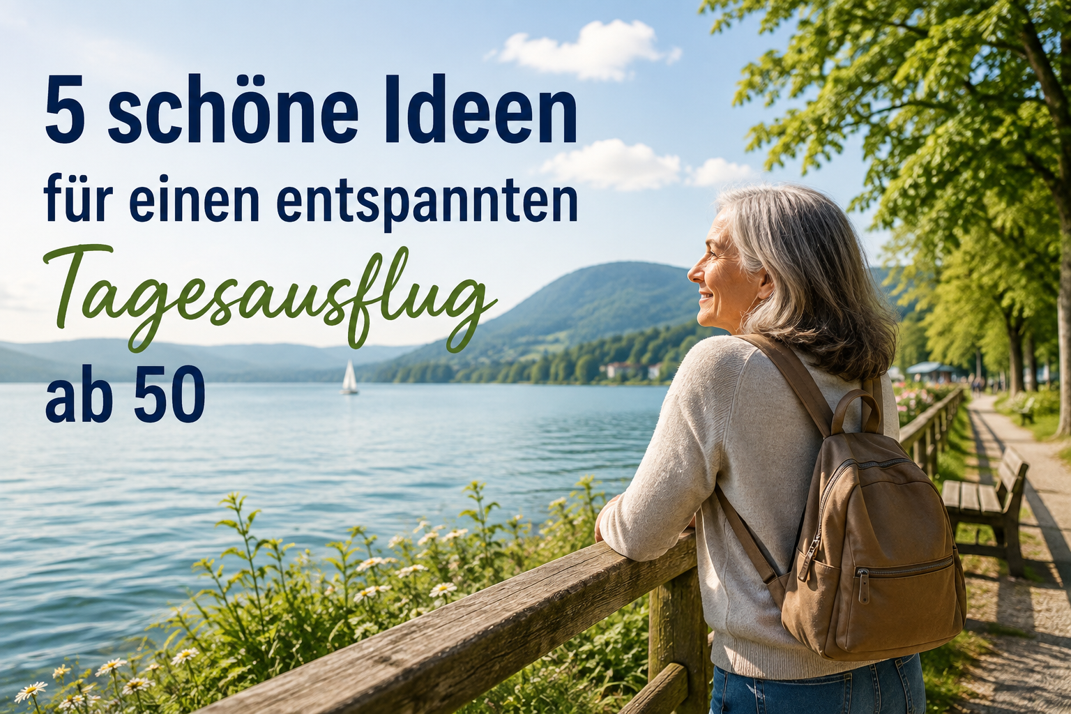 5 schöne Ideen für einen entspannten Tagesausflug ab 50
