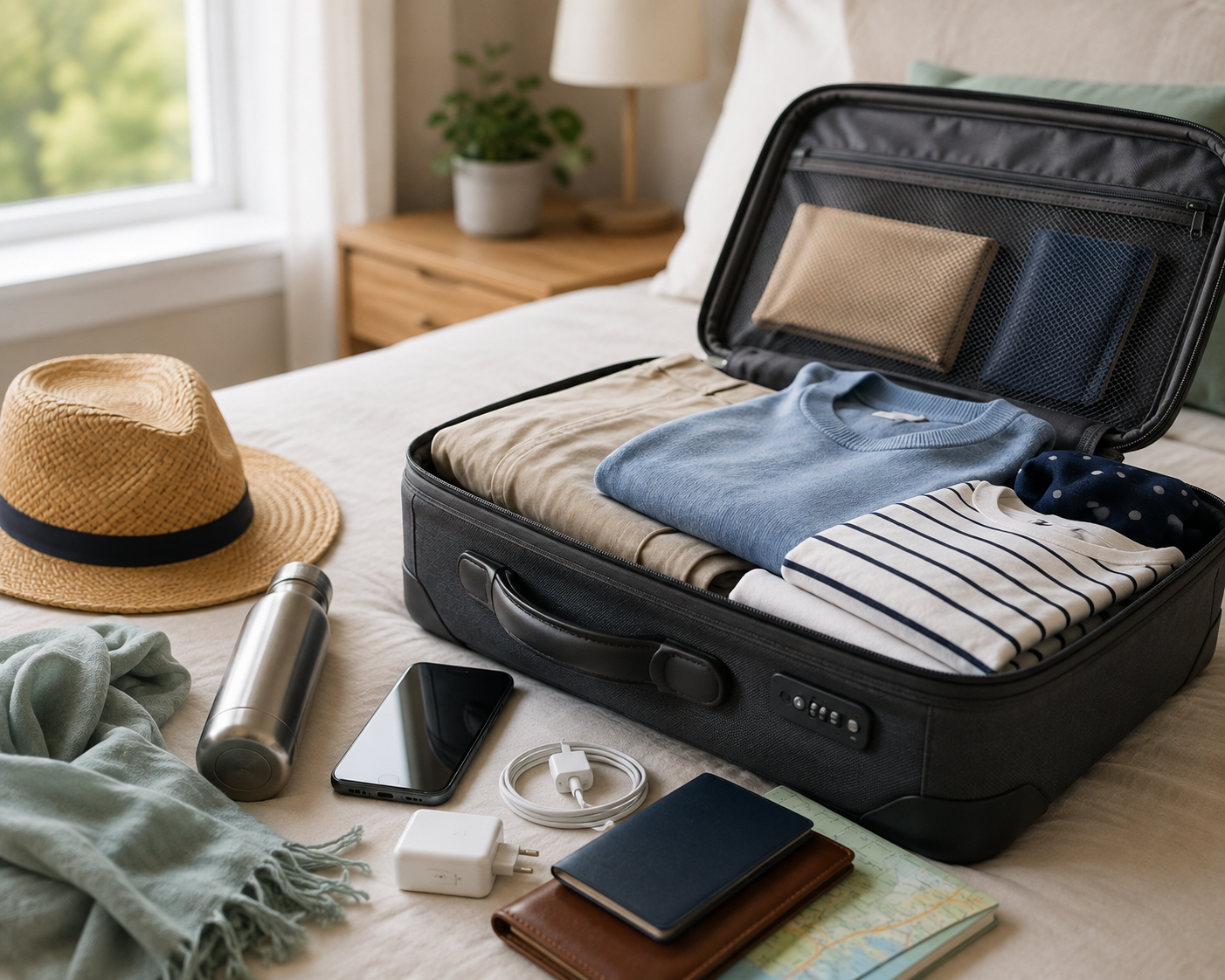 Packliste für den Kurzurlaub ab 50: 15 Dinge, die wirklich praktisch sind
